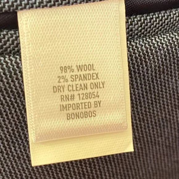 Bonobos Slim Fit Blue Men’s Wool Lightweight Lined Button Blazer Jacket Sz 38R - Picture 7 of 8